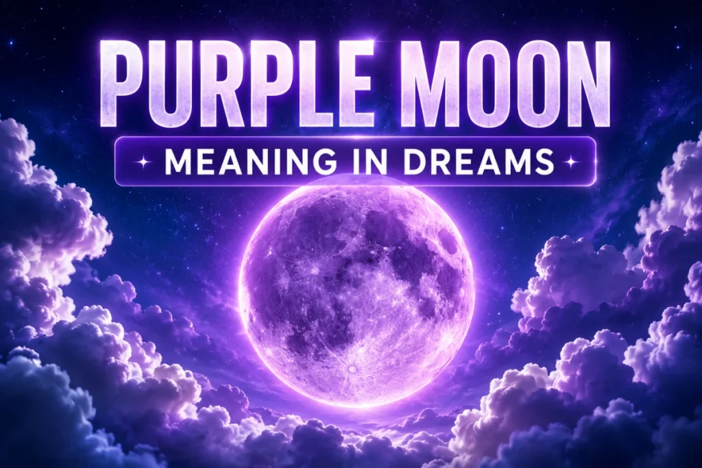 Purple Moon Meaning in Dreams