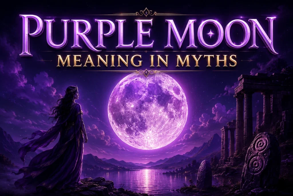 Purple Moon Meaning in Myths