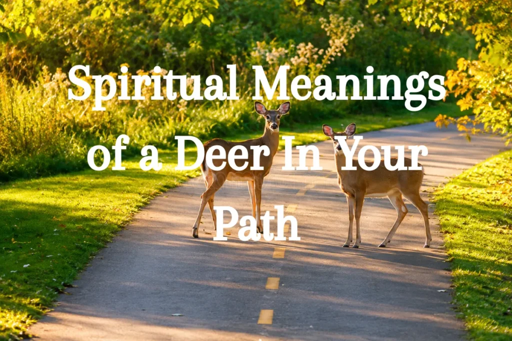 Spiritual Meanings of a Deer In Your Path